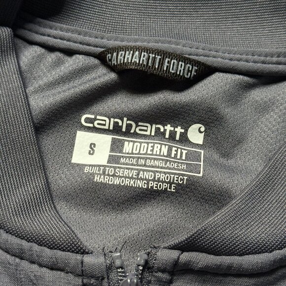 Carhartt Women's Force Cross-Flex Utility Scrub Jacket - Grey - Picture 4 of 6